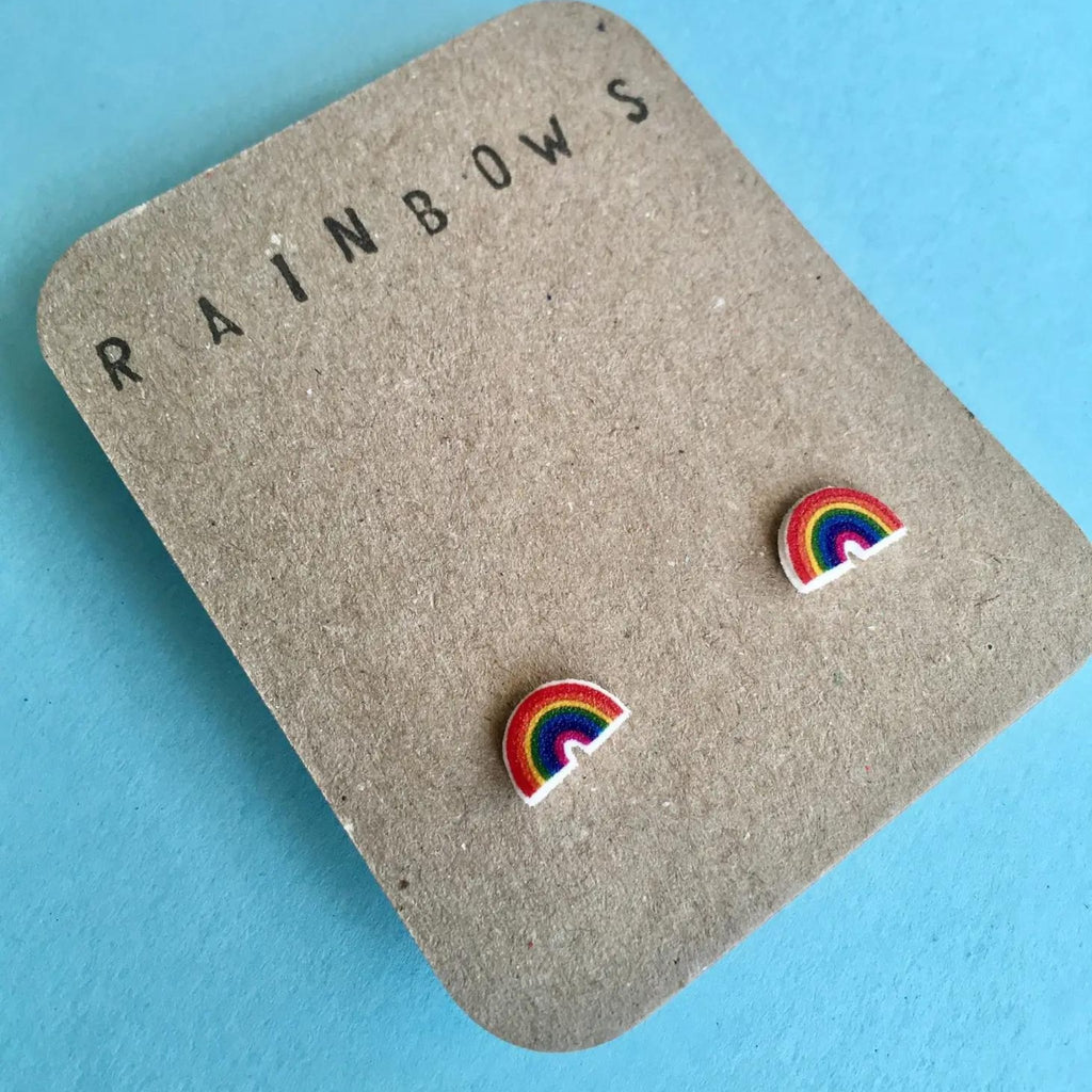 Rainbow Studs - The Little Jewellery Company
