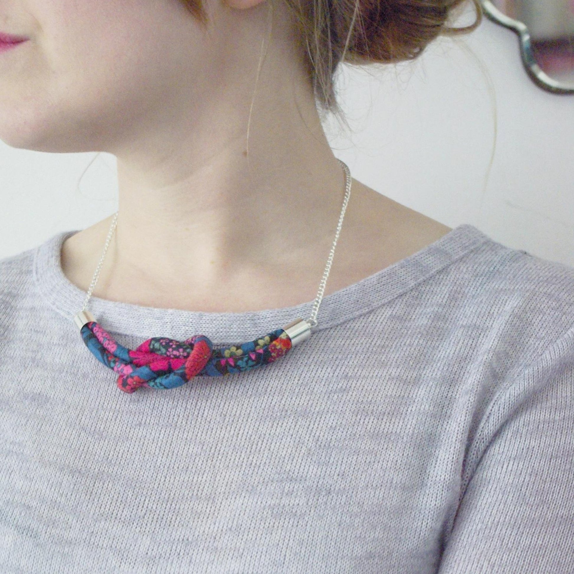 Reef Knot Pendant - Ciara - The Little Jewellery Company