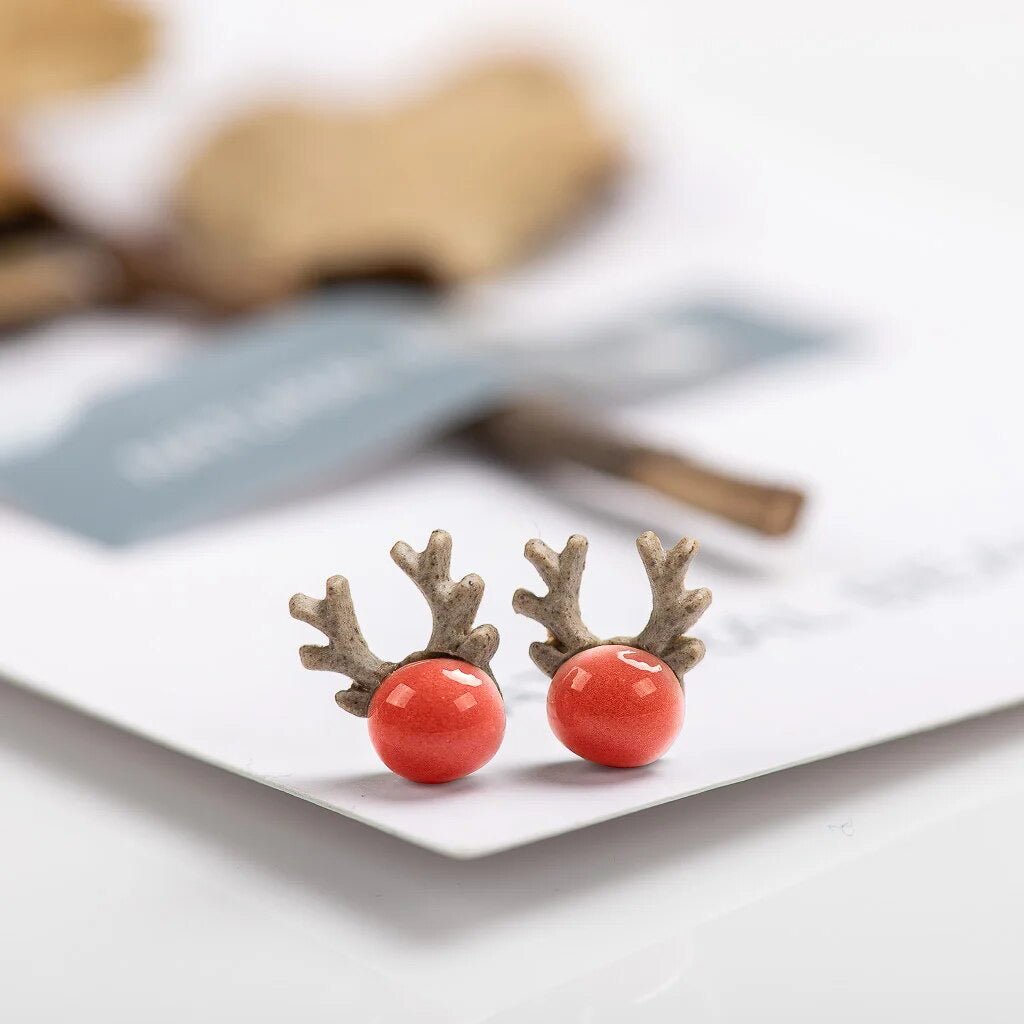 » Reindeer Earrings (100% off) - The Little Jewellery Company
