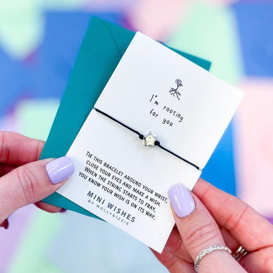 Rooting For You Mini Wish Bracelet - The Little Jewellery Company