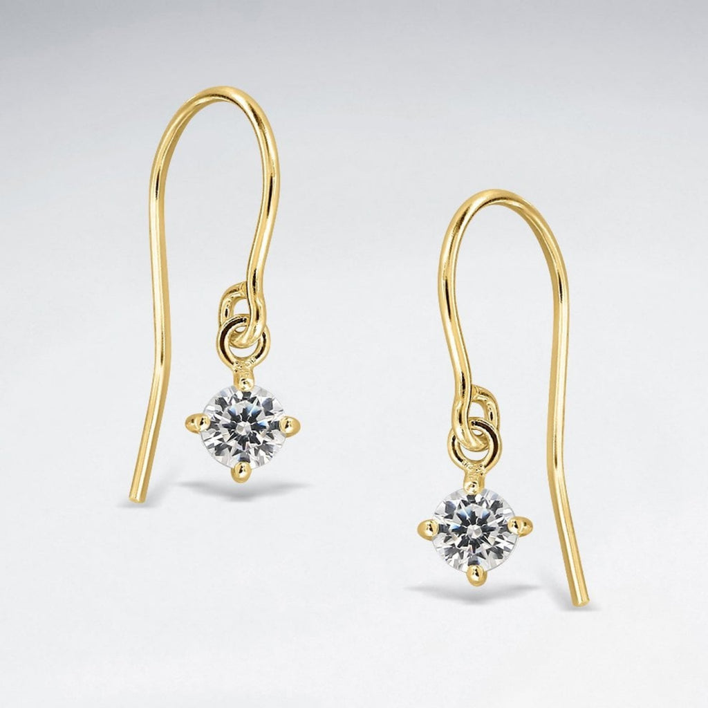 SALE Gold-Plated Classic Drop Earrings - The Little Jewellery Company