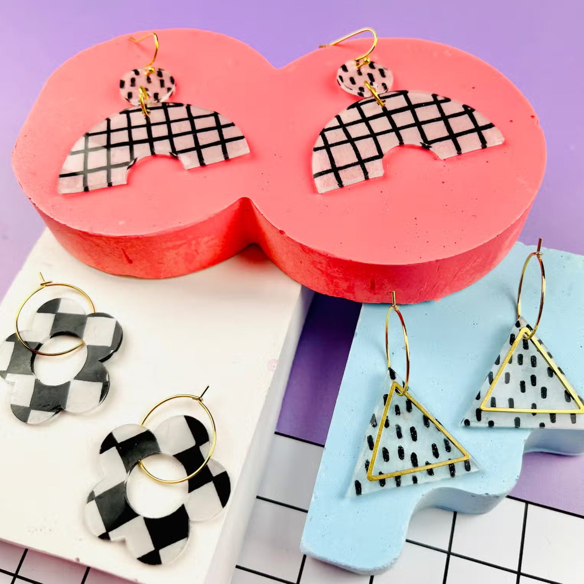 Shrink Plastic Earrings Kit - The Little Jewellery Company