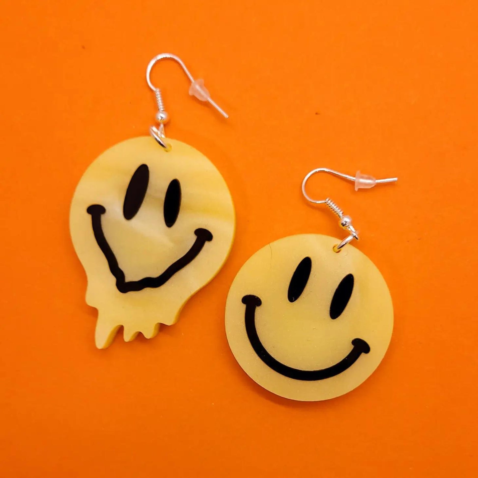 Smiley Face Earrings - The Little Jewellery Company