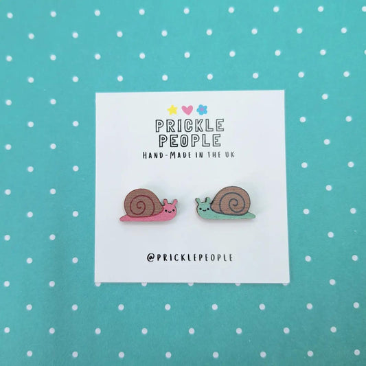 Snail Stud Earrings - The Little Jewellery Company