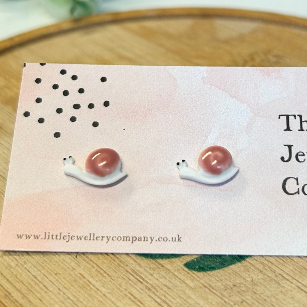 Snail Studs - The Little Jewellery Company