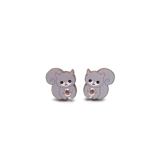 Squirrel Studs - The Little Jewellery Company