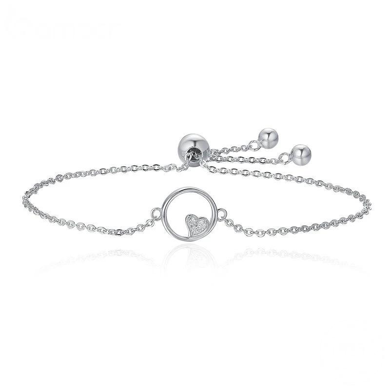 Sterling Silver Bracelet - Simple Heart - Your Locket