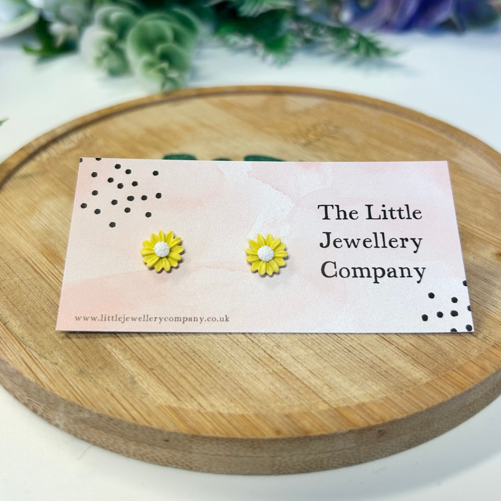 Sunflower Studs - The Little Jewellery Company