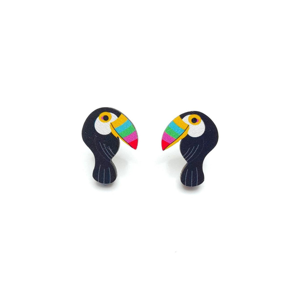 Toucan Studs - The Little Jewellery Company