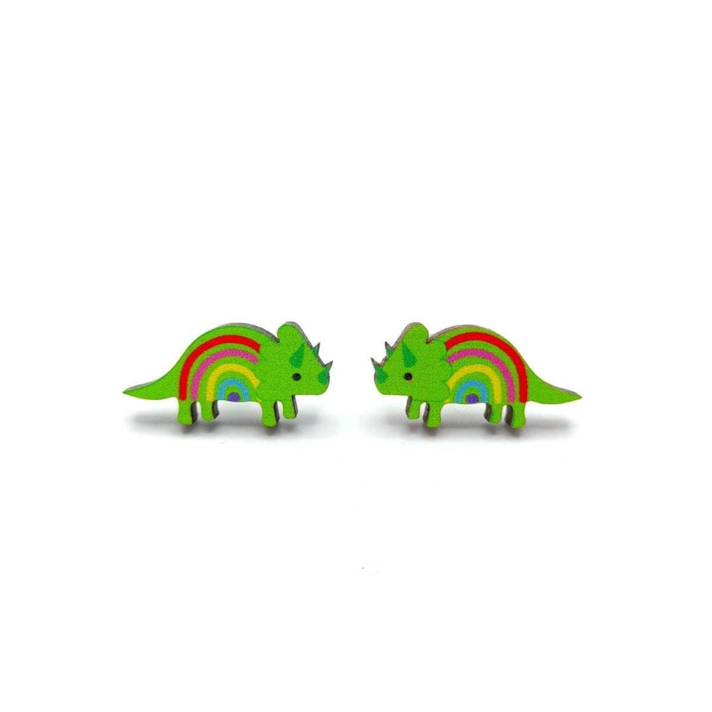 Triceratops Studs - The Little Jewellery Company