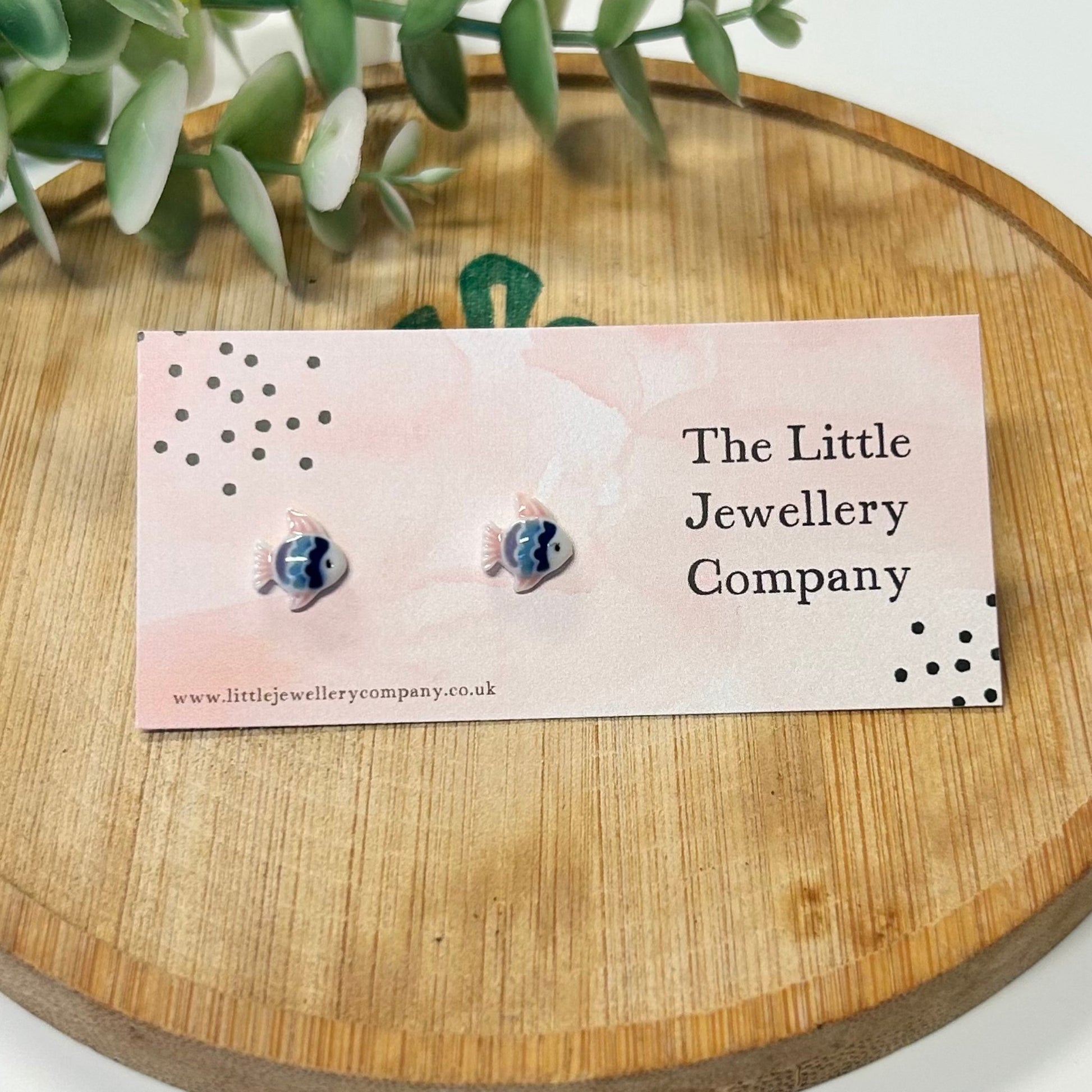Tropical Fish Studs - The Little Jewellery Company