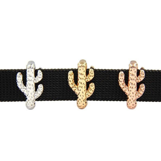 Vita Bracelet Cactus Slide Charm - The Little Jewellery Company