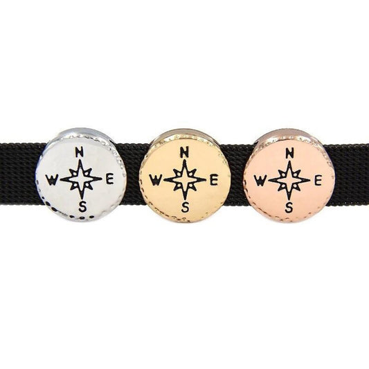 Vita Bracelet Compass Slide Charm - The Little Jewellery Company