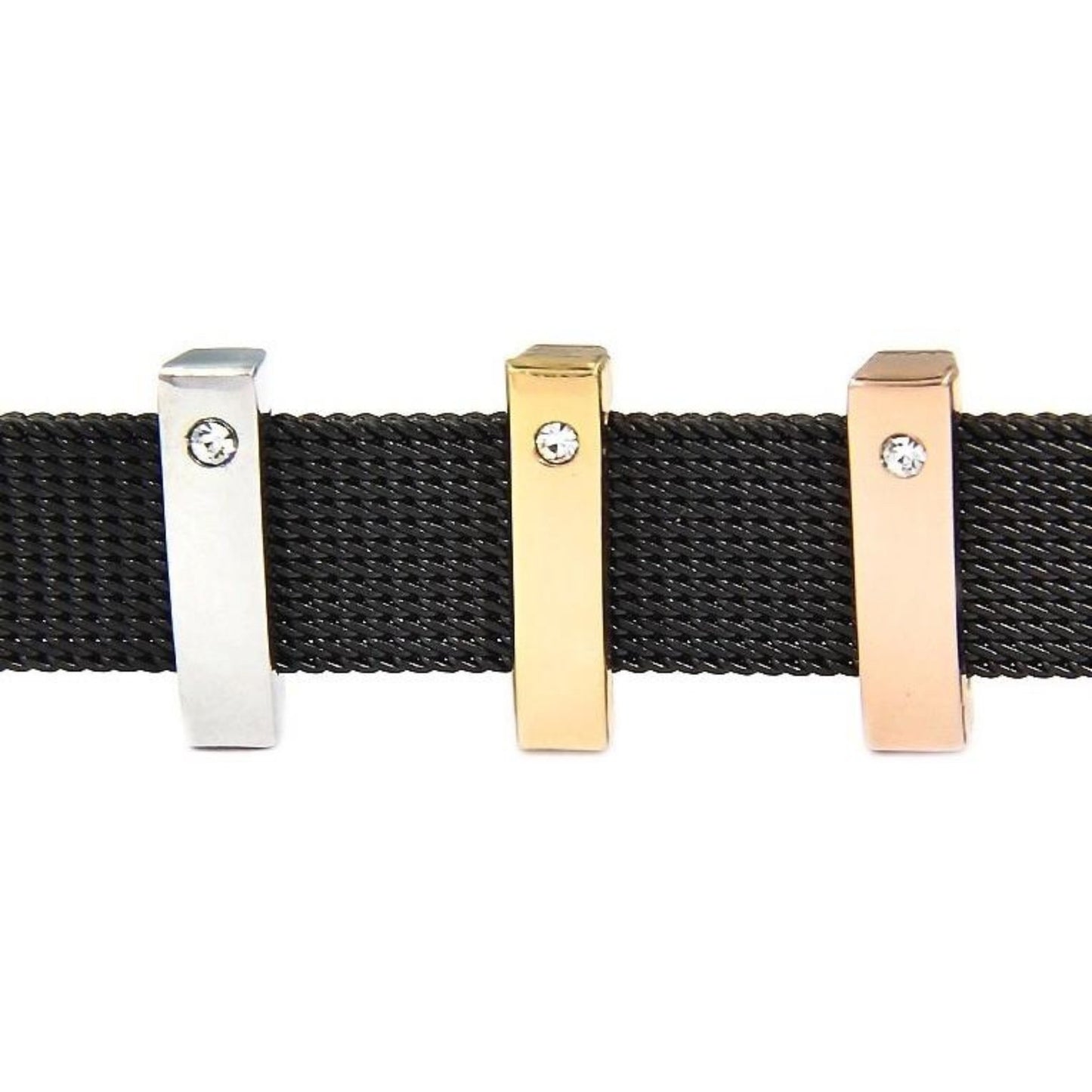 Vita Bracelet Elegant Bar Slide Charm - The Little Jewellery Company