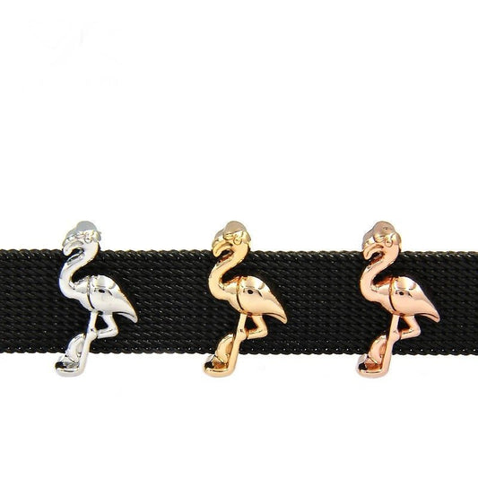 Vita Bracelet Flamingo Slide Charm - The Little Jewellery Company