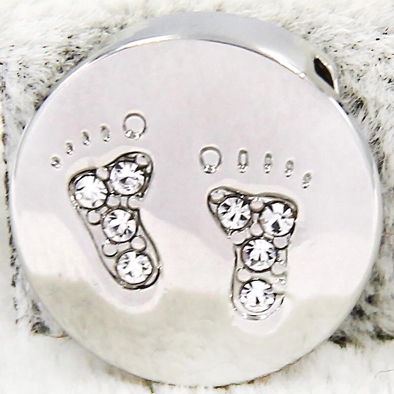 Vita Bracelet Footprint Slide Charm - Your Locket
