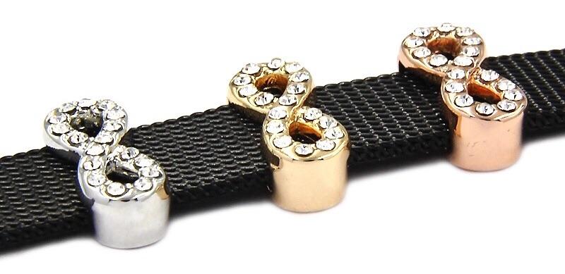 Vita Bracelet Infinity Crystal Slide Charm - Your Locket