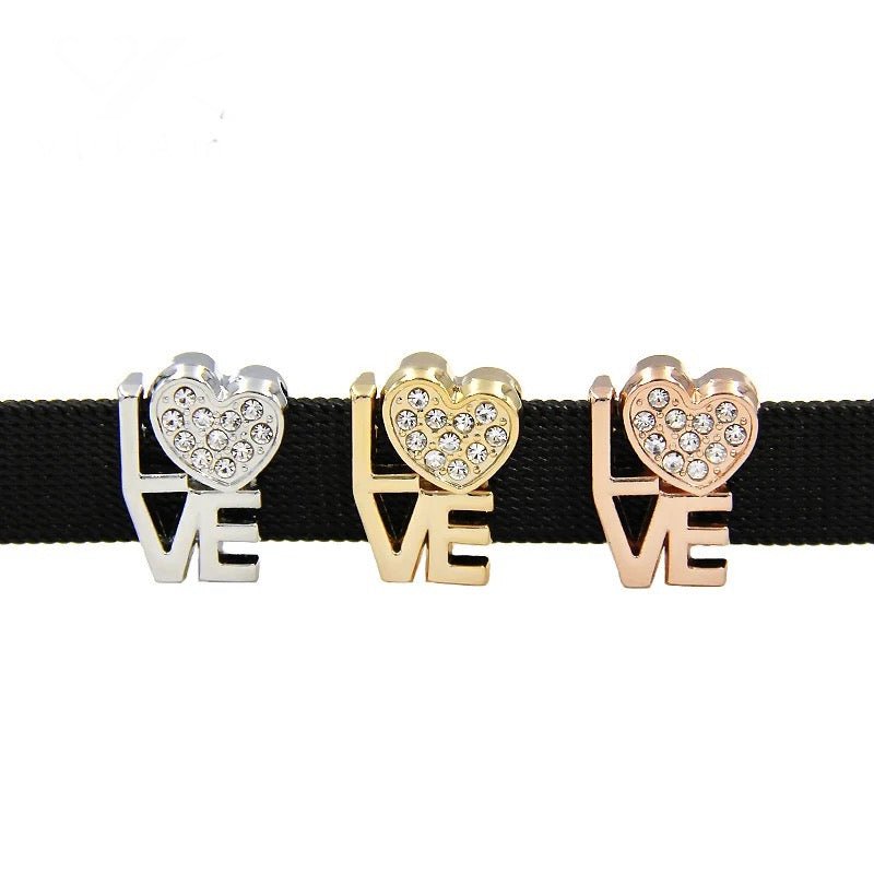 Vita Bracelet Love Slide Charm - The Little Jewellery Company