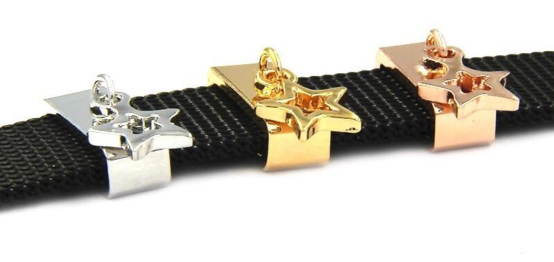 Vita Bracelet Star Drop Slide Charm - Your Locket