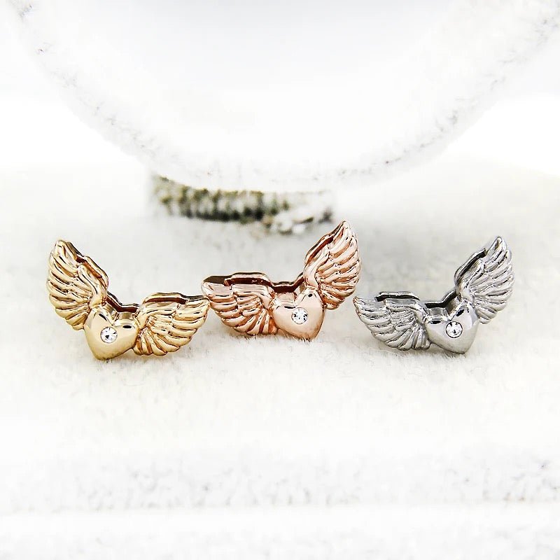 Vita Bracelet Winged Heart Slide Charm - The Little Jewellery Company